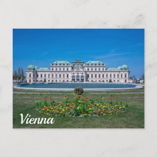 Övre Belvedere palace i Wien, Österrike Vykort