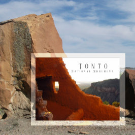 Övre Cliff Dwelling, Tonto National Monument, AZ Vykort