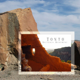 Övre Cliff Dwelling, Tonto National Monument, AZ Vykort