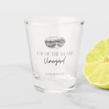 Övre delen av ön Winery shot Glass