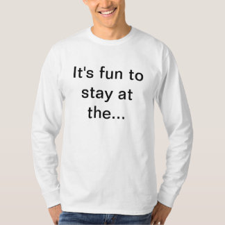 Övre design för YMCA/Shut - ReasonerStore T-shirt