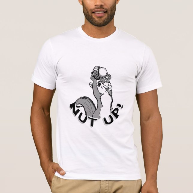 Övre ekorre för nöt t shirt (Framsida)