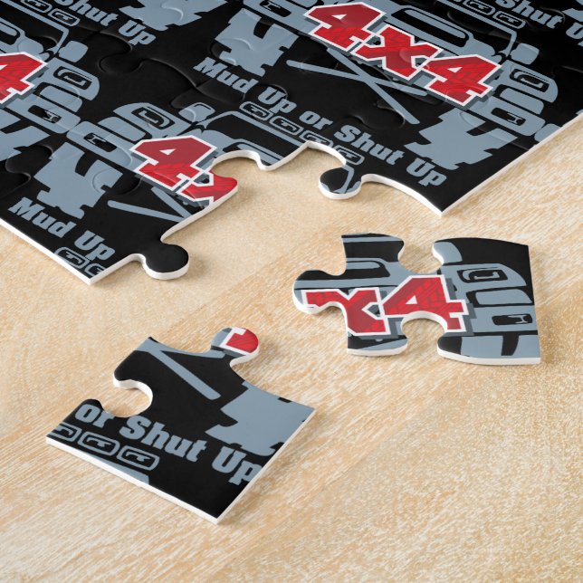 Övre eller stängd upp 4x4 för lera av vägen pussel (Sidan)