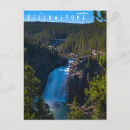 Övre Falls Grand Canyon i Yellowstone Vykort