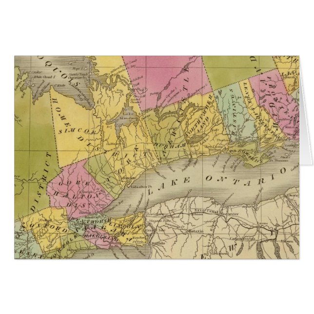 Övre Kanada 4 Hälsningskort (Framsidan Horizontal)