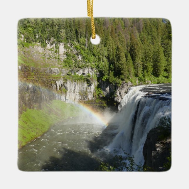Övre Mesa Falls Julgransprydnad Keramik (Framsida)
