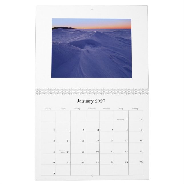 ÖVRE Michigan - skräddarsy Kalender (Jan 2027)