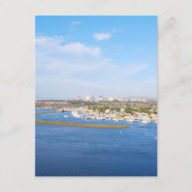 Övre Newport Bay - bakre Bay Vykort (Framsida)