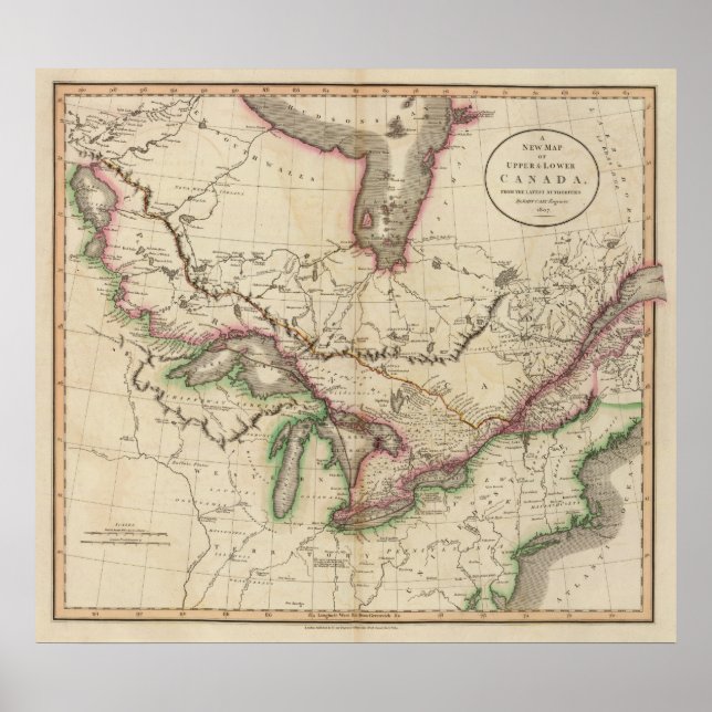 Övre och nedre Kanada Poster (Framsidan)