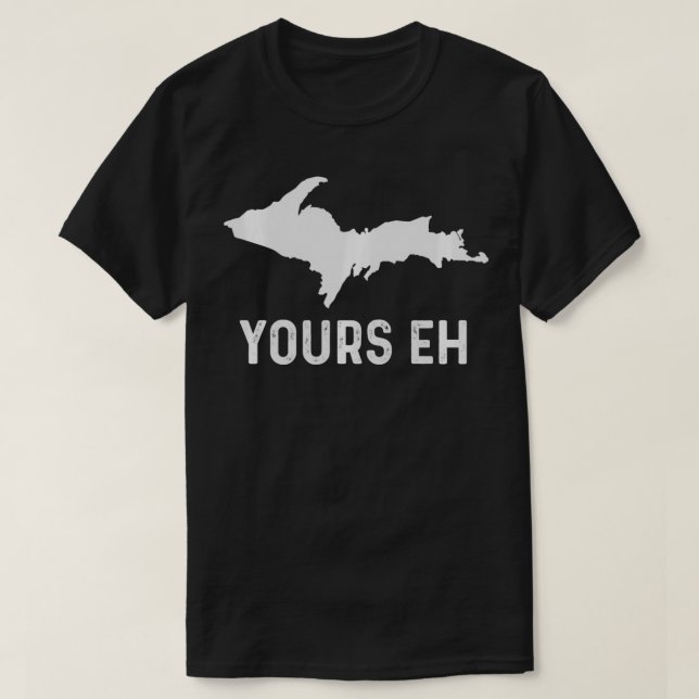 Övre Peninsulan Michigan ger dig en fin nyhet T Shirt (Design framsida)