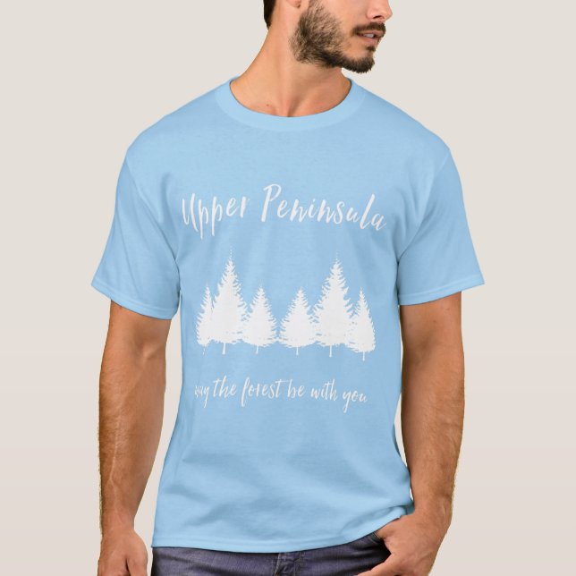 Övre Peninsulan Michigan Yooper T Shirt (Framsida)