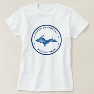 Övre Peninsulan Rure Michigan Watercolor T-Shirt