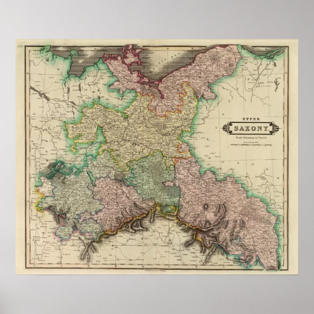 Övre Sachsen 2 Poster (Framsidan)