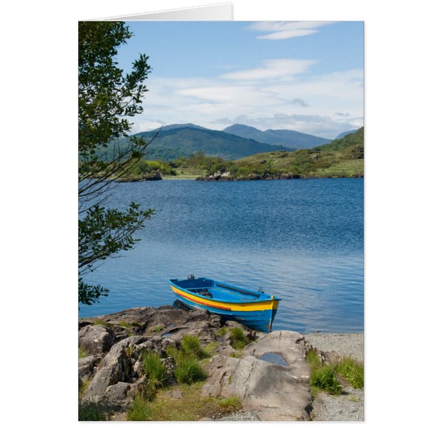 Övre Sjö, Killarney Card Hälsningskort (Framsidan)