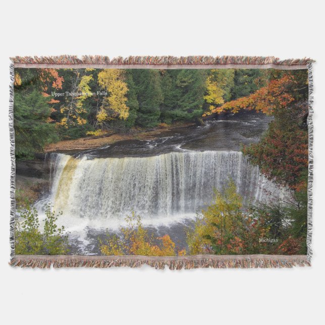 Övre Tahquamenon Falls-filt Filt (Framsidan)