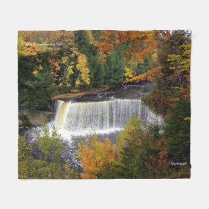 Övre Tahquamenon Falls-filt Fleecefilt