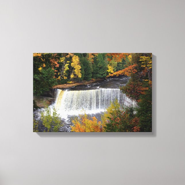 Övre Tahquamenonfallen canvastryck (Framsida)