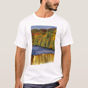 Övre Tahquamenonfallen i UP Michigan i T Shirt