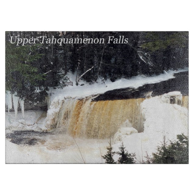 Övre Tahquamenonfallen vinter skärbräda (Framsidan)