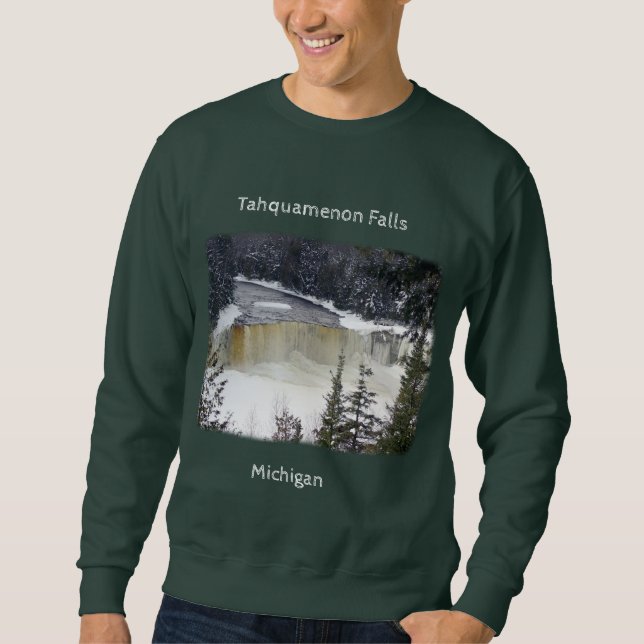 Övre Tahquamenonfallen vintertröja Lång Ärmad Tröja (Framsida)
