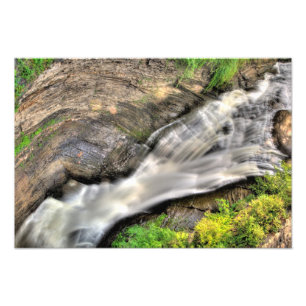 Övre Taughannock Falls, New York Fototryck