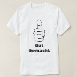 Övre tum och gutgemacht t-shirt