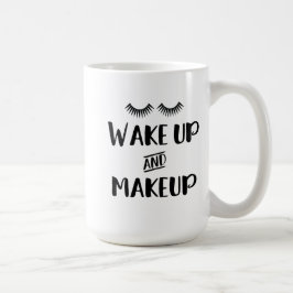 Övre vak och Makeup Kaffemugg