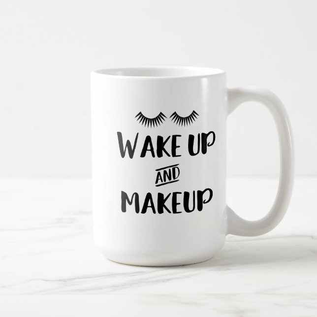 Övre vak och Makeup Kaffemugg (Höger)