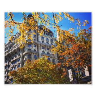 Övre Väster Apartment Byggnad Broadway NYC Fototryck