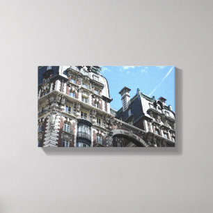 Övre Väster Side Apartment Byggnad New York City Canvastryck