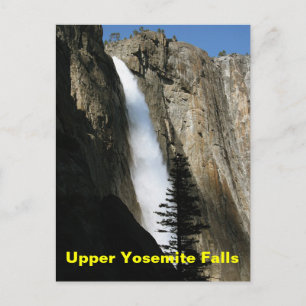 Övre Yosemite Falls i Kalifornien Vykort