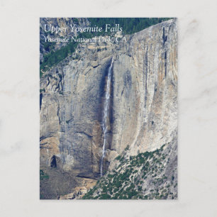 Övre Yosemite Falls, Yosemite National Park, CA P Vykort