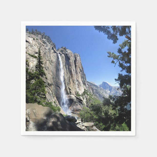 Övre Yosemite Falls - Yosemite Pappersservett (Framsidan)
