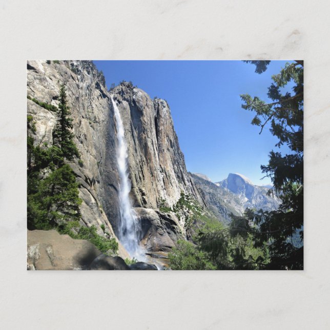 Övre Yosemite Falls - Yosemite Vykort (Framsida)