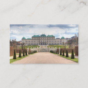 ÖvreBelvedere Wien Österrike Visitkort