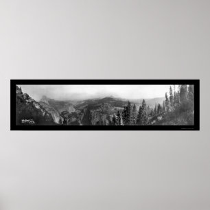 ÖvreYosemite CA foto 1911 Poster