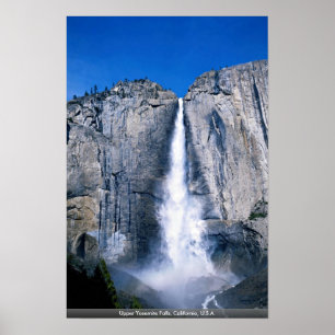 ÖvreYosemite Falls, Kalifornien, USA Poster