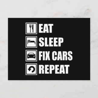 ÖVRIGT SLEEP FIX CARS REPEAT LUNT BIL KRYCK VYKORT