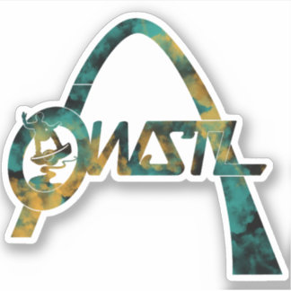 OW STL Logotyp Sticker Tie Dye Klistermärken