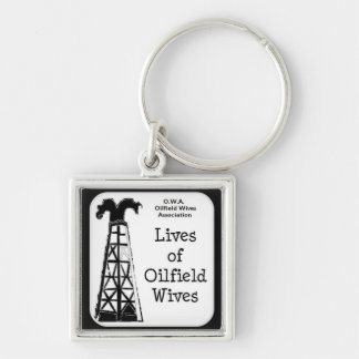 OWA Keychain Fyrkantig Silverfärgad Nyckelring