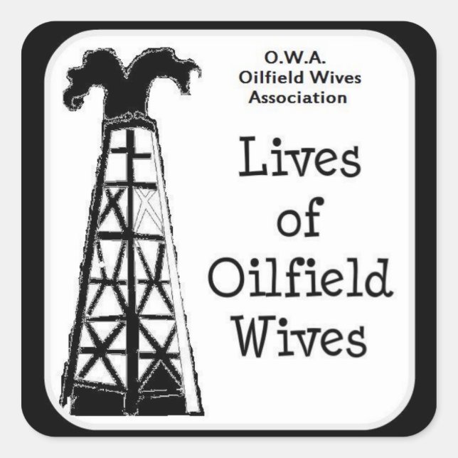 OWA Stickers Fyrkantigt Klistermärke (Framsida)