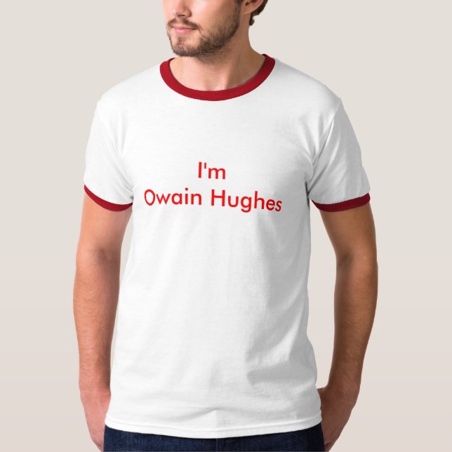 Owain Hughes Tee Shirt (Framsida)