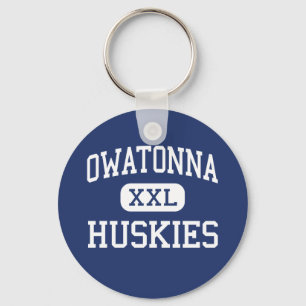 Owatonna - Huskies - kick - Owatonna Minnesota Nyckelring
