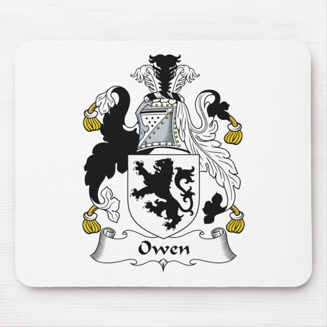 Owen familjvapensköld musmatta (Framsidan)