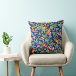 Owen Jones Antique Oriental Butterflies Kudde