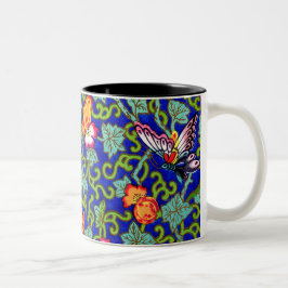 Owen Jones Antique Oriental Butterflies Två-Tonad Mugg