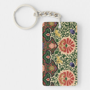 Owen Jones Chinoiserie Röd Lotus Blommig Konst Des