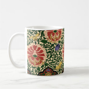 Owen Jones Chinoiserie Röd Lotus Blommig Konst Des Kaffemugg