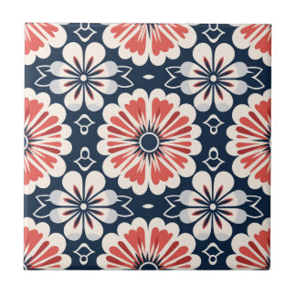 Owen Jones Inspired Art nouveau Blommönster Kakelplatta