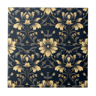Owen Jones Inspired Art nouveau Blommönster Kakelplatta